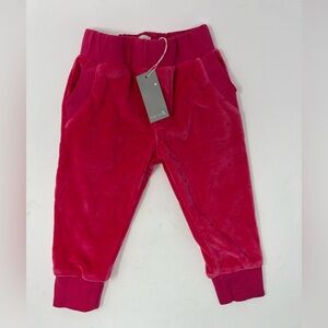 Mikki Miette Comet Velvet Super Soft Girl’s Pants 6 Months Pink Stars | 3 Months